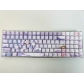 Purple Mountain Cherry 104+4 / 26 PBT Backlit Keycaps Set Cherry Profile for MX Switches Mechanical Gaming Keyboard